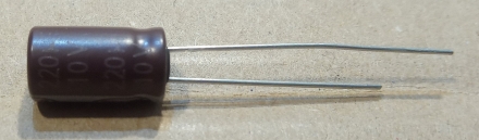 220uF, 10V, LOW ESR, elektrolit kondenzátor
