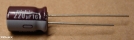 220uF, 16V, LOW ESR, elektrolit kondenzátor