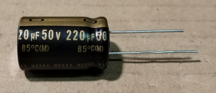 220uF, 50V, AUDIOCAP
