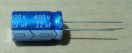 22uF, 400V, elektrolit kondenzátor