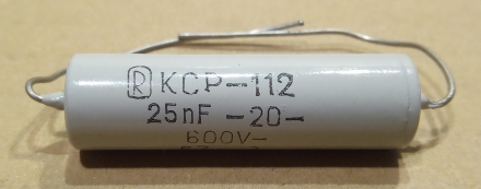 25nF, 600V, kondenzátor