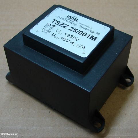 25VA, 1x6V, transzformátor