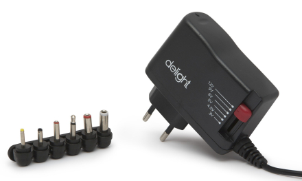 3-12V, 1,5A, adapter