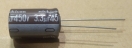 3,3uF, 450V, LOW ESR, elektrolit kondenzátor