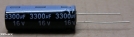 3300uF, 16V, LOW ESR, elektrolit kondenzátor