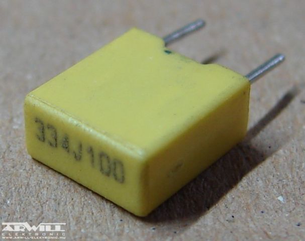 330nF, 100V, kondenzátor