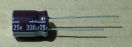 330uF, 25V, LOW ESR, elektrolit kondenzátor