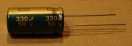 330uF, 50V, LOW ESR, elektrolit kondenzátor