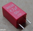 4,7uF, 50V, kondenzátor