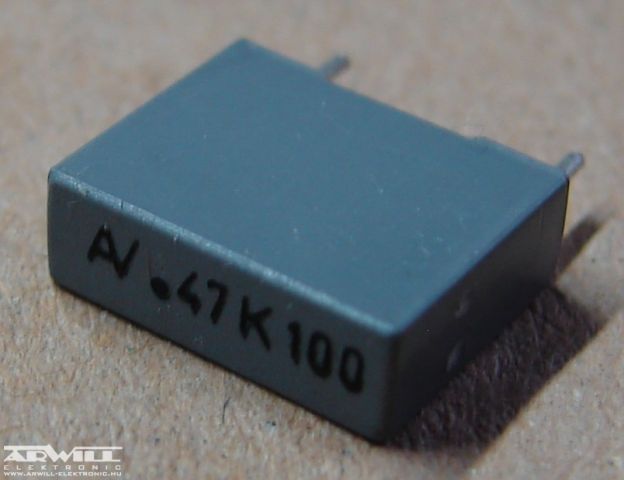 470nF, 100V, kondenzátor