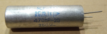 470nF, 250V, kondenzátor