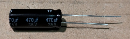 470uF, 35V, LOW ESR, elektrolit kondenzátor