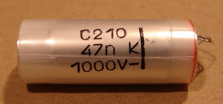 47nF, 1000V, kondenzátor
