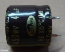 47uF, 450V, elektrolit kondenzátor