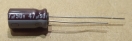 47uF, 50V, LOW ESR, elektrolit kondenzátor