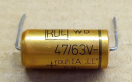 47uF, 63V, LL, elektrolit kondenzátor