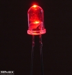 92326, 5mm sötét piros led