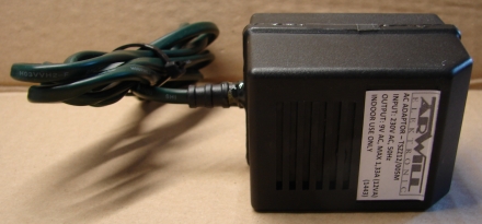 9V, 1,33A AC adapter