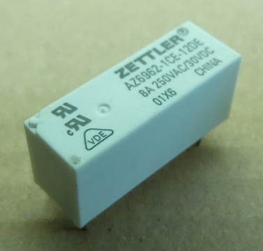 AZ6962-1CE-12DE relé, 12V, 8A