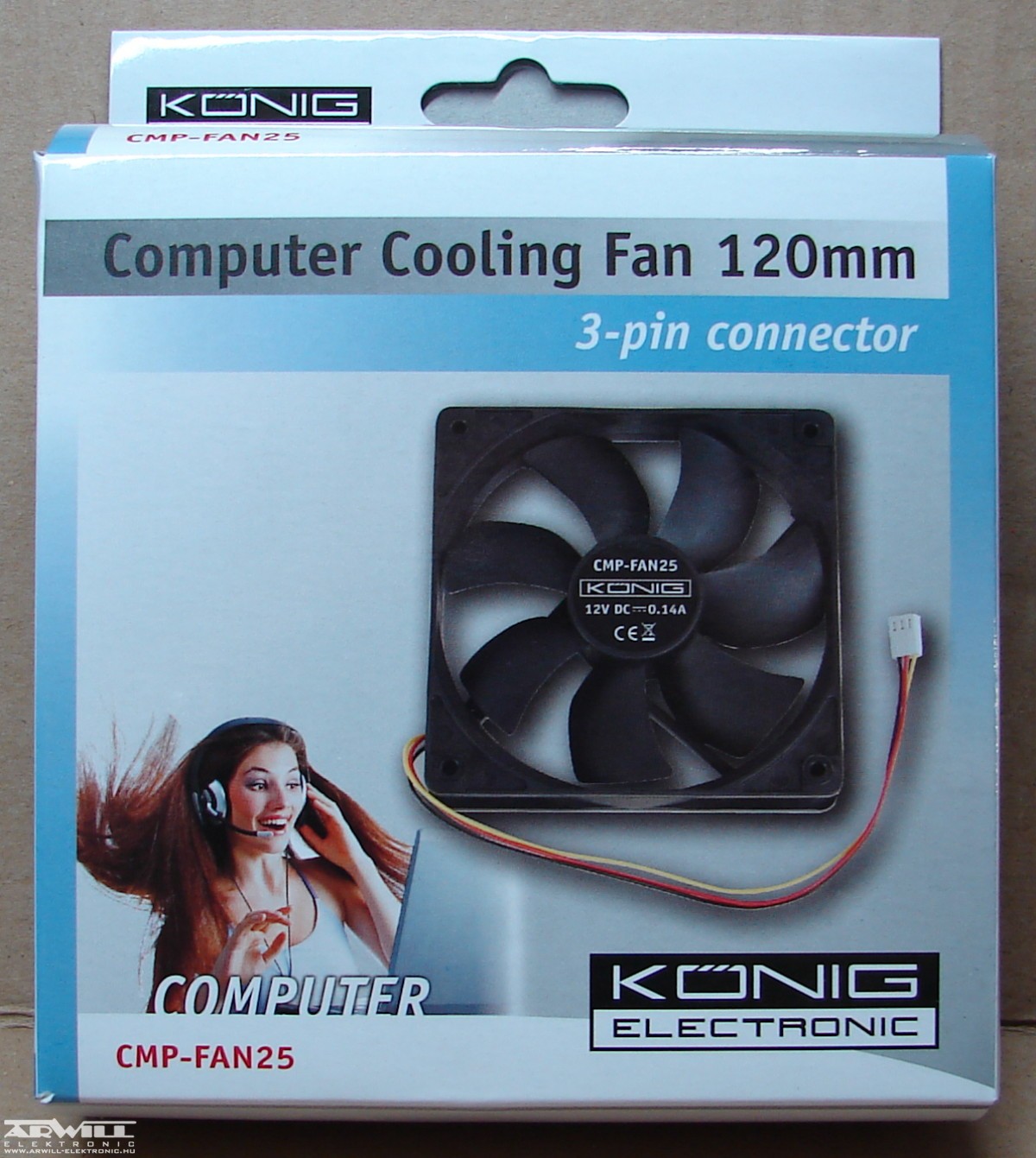 CMP-FAN25, ventilátor - Árwill Elektronic