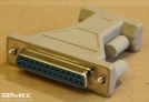 D-sub csatlakozó toldó, 9/25p.