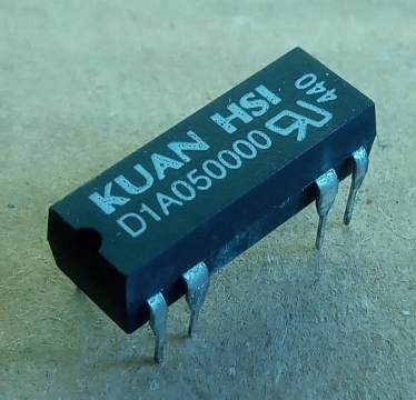 D1A050000, reed relé, 5V, 1A