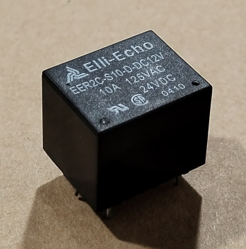 EER2C-S10-D-DC12V relé, 12V, 10A