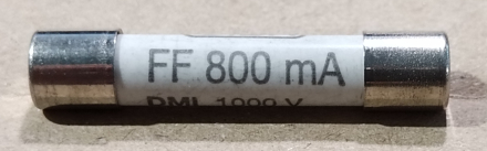 FF 800mA, 1KV, biztosíték