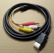 HDMI/RCA kábel, 1,5m
