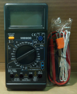 M890G, multiméter