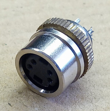 Minidin aljzat, S-video, 4p.