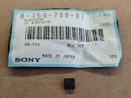 NJM2903M, smd integrált áramkör