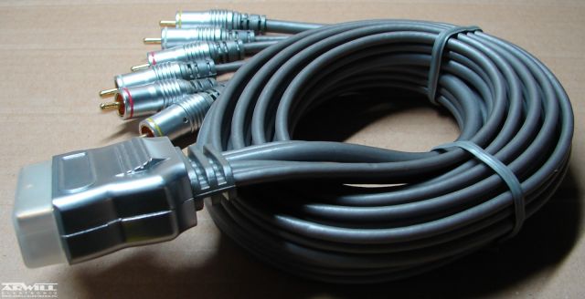 Scart - 6 RCA kábel, 1,5m