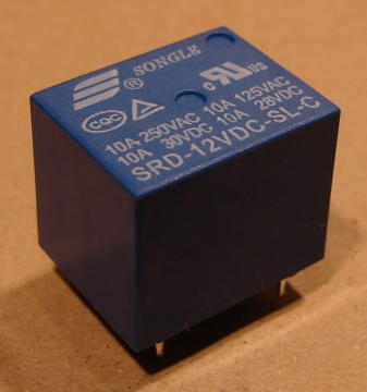 SRD-12VDC-SL-C relé, 12V, 10A