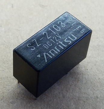 SZ-2103 relé, 12V, 2x1A
