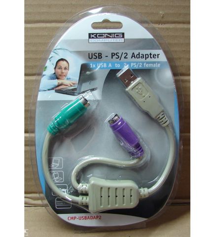 USB / 2 x PS2 átalakító