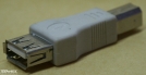 USB A/B átalakító