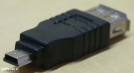 USB A/B mini átalakító
