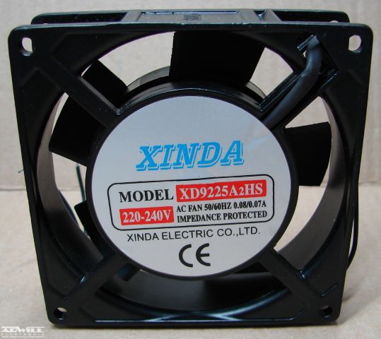 XD9925A2HS, ventilátor