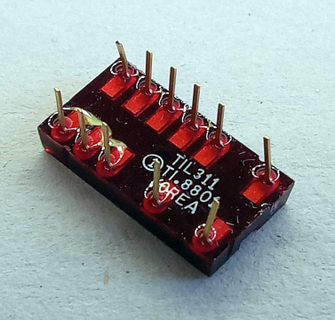 TIL311, kijelző - Árwill Elektronic