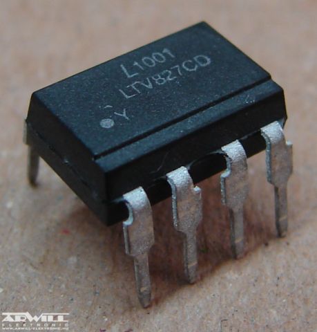 LTV827 = K827, PC827, optocsatoló