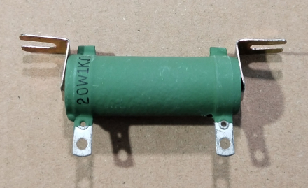 1K, 20W, ellenállás