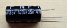 470uF, 35V, kondenzátor