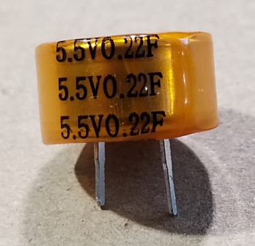 0,22F, 5,5V, GoldCap