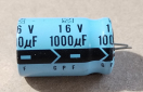 1000uF, 16V, elektrolit kondenzátor