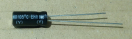 10uF, 63V, elektrolit kondenzátor