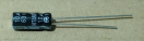 10uF, 63V, elektrolit kondenzátor