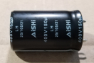 150uF, 400V, elektrolit kondenzátor