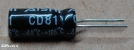 1uF, 50V, elektrolit kondenzátor