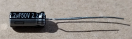2,2uF, 50V, LL, elektrolit kondenzátor